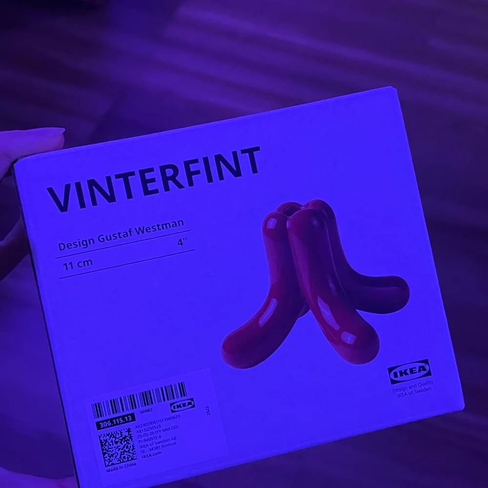 IKEA VINTERFINT Red Accent Piece